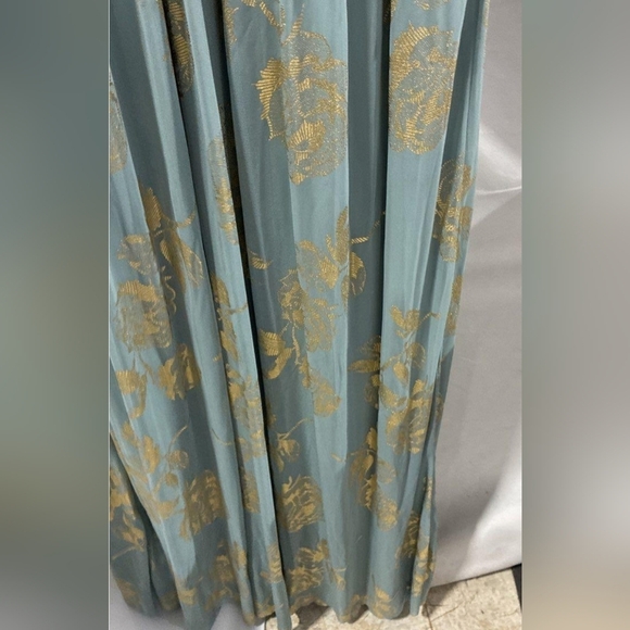 Jessica Howard Formal Gown 12/14 NWT – Blue-Green & Gold Evening Dress, Holiday - Picture 5 of 5